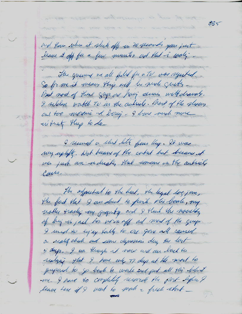 Dr John WorldPeace 2008 Prison Journal